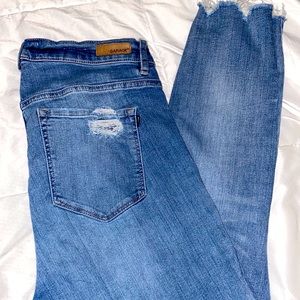 Hi waist jeans from Garage.